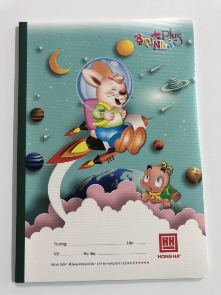 Vở ô ly Hồng Hà 0509 Plus - 10 Quyển